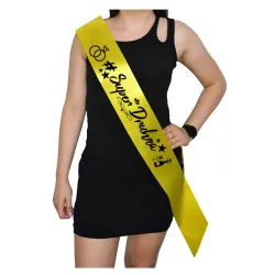 Szarfa ŻÓŁTA Wieczór Panieński Super Druhna